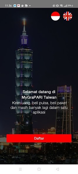 Emulate iPhone app GraPARI GLOBAL using MyAndroid