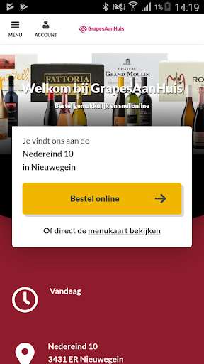 Run android online APK Grapes Aan Huis from MyAndroid or emulate Grapes Aan Huis using MyAndroid
