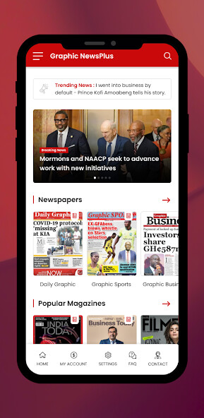 Run android online APK Graphic NewsPlus App from MyAndroid or emulate Graphic NewsPlus App using MyAndroid