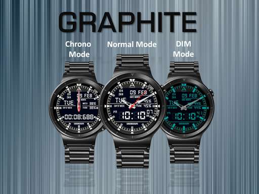 Run android online APK Graphite Watch Face from MyAndroid or emulate Graphite Watch Face using MyAndroid