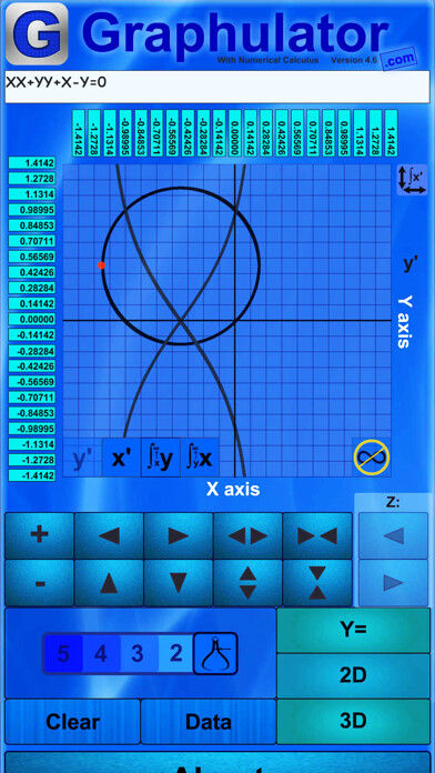 Emulate iPhone app Graphulator With Calculus using MyAndroid Emulate iPhone app Graphulator With Calculus using MyAndroid