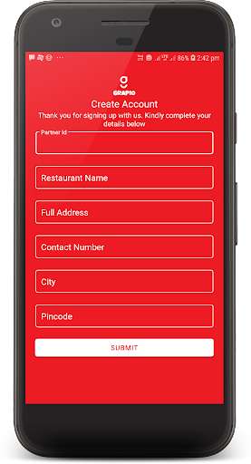 Run android online APK Grapio Food Partner from MyAndroid or emulate Grapio Food Partner using MyAndroid