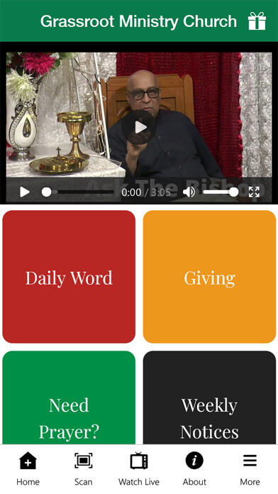 Emulate iPhone app Grassroot Ministry Church using MyAndroid Emulate iPhone app Grassroot Ministry Church using MyAndroid