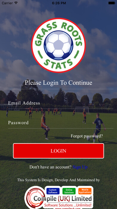 Emulate iPhone app Grassroots Stats using MyAndroid Emulate iPhone app Grassroots Stats using MyAndroid