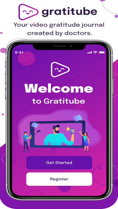 Emulate iPhone app Gratitube - Your Video Journal using MyAndroid
