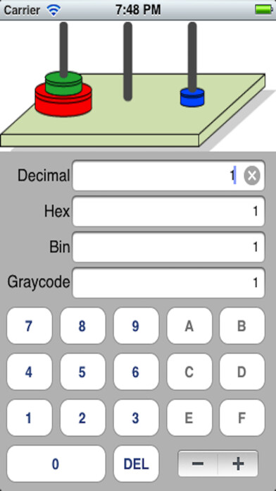 Emulate iPhone app Graycode using MyAndroid Emulate iPhone app Graycode using MyAndroid