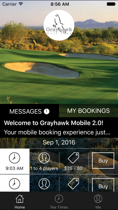 Emulate iPhone app Grayhawk Golf Club Tee Times using MyAndroid Emulate iPhone app Grayhawk Golf Club Tee Times using MyAndroid