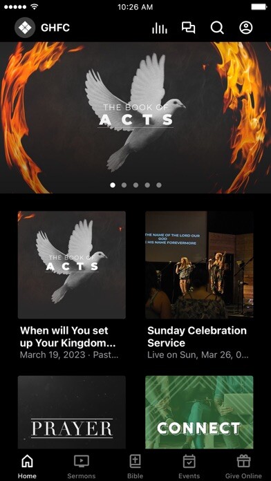 Emulate iPhone app Grays Harbor Foursquare Church using MyAndroid Emulate iPhone app Grays Harbor Foursquare Church using MyAndroid