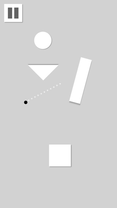 Emulate iPhone app Gray World of Shapes using MyAndroid