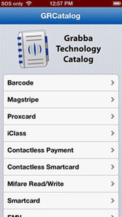 Emulate iPhone app GRCatalog using MyAndroid