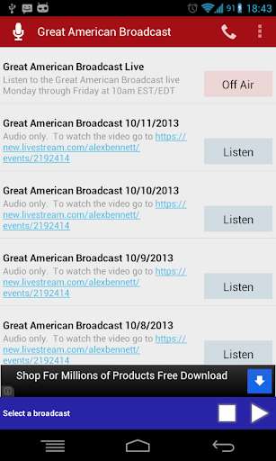 Emulate Android APK Great American Broadcast Emulate Android APK Great American Broadcast