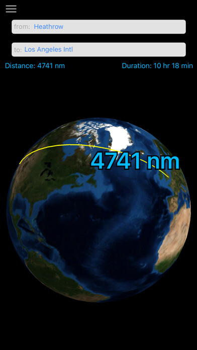 Emulate iPhone app Great Circle Tool using MyAndroid Emulate iPhone app Great Circle Tool using MyAndroid