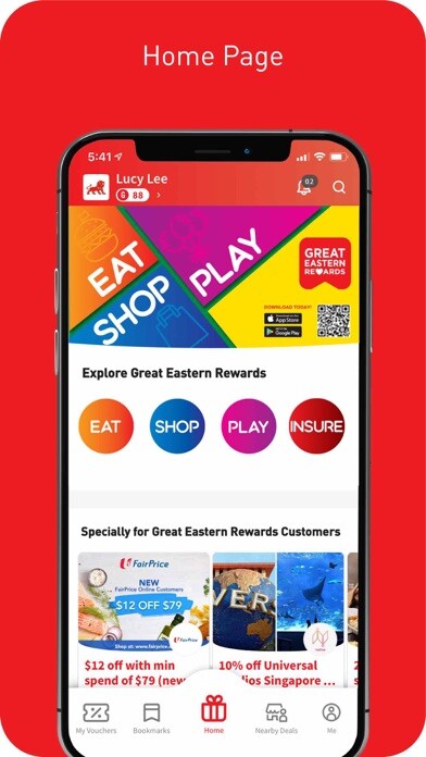 Emulate iPhone app Great Eastern Rewards using MyAndroid
