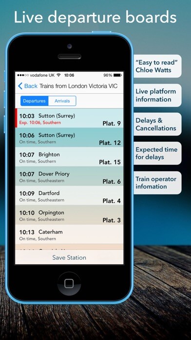Emulate iPhone app Greater Anglia Train Times using MyAndroid Emulate iPhone app Greater Anglia Train Times using MyAndroid