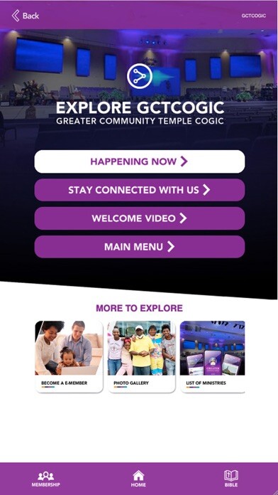 Emulate iPhone app Greater Community Temple using MyAndroid Emulate iPhone app Greater Community Temple using MyAndroid