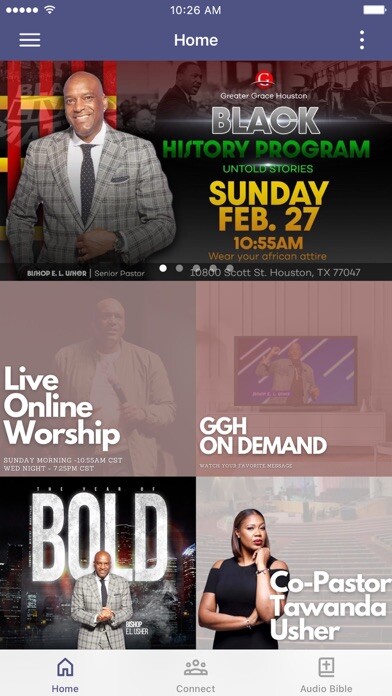 Emulate iPhone app Greater Grace Houston using MyAndroid Emulate iPhone app Greater Grace Houston using MyAndroid