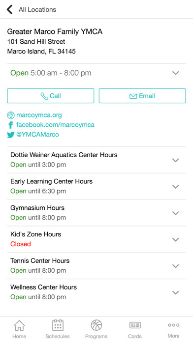 Emulate iPhone app Greater Marco Family YMCA using MyAndroid Emulate iPhone app Greater Marco Family YMCA using MyAndroid