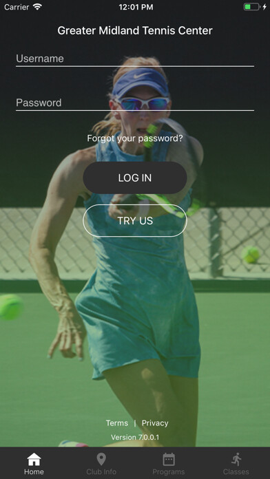 Emulate iPhone app Greater Midland Tennis Center using MyAndroid Emulate iPhone app Greater Midland Tennis Center using MyAndroid