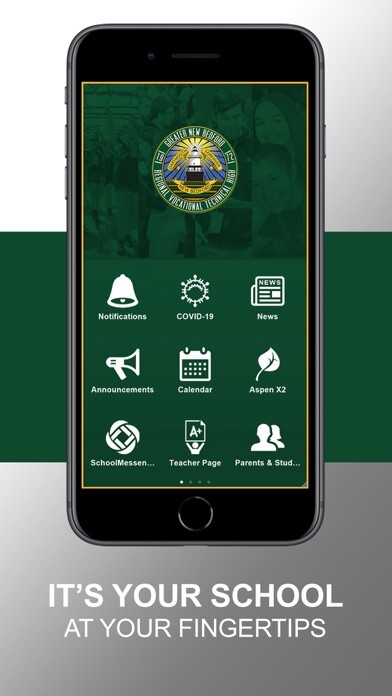 Emulate iPhone app Greater New Bedford Voc Dist using MyAndroid