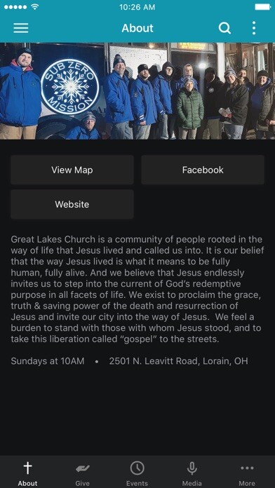 Emulate iPhone app Great Lakes Church using MyAndroid Emulate iPhone app Great Lakes Church using MyAndroid