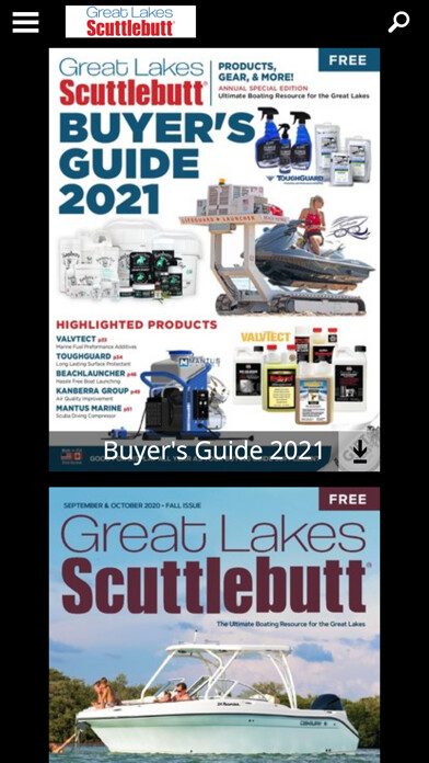 Emulate iPhone app Great Lakes Scuttlebutt using MyAndroid