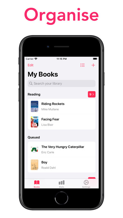 Emulate iPhone app Great Reads using MyAndroid