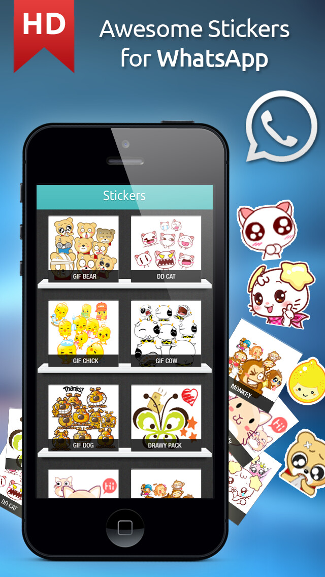 Emulate iPhone app Great Stickers for WhatsApp, Viber, Line, Tango, Snapchat, Kik & WeChat Messengers - FREE Edition using MyAndroid Emulate iPhone app Great Stickers for WhatsApp, Viber, Line, Tango, Snapchat, Kik & WeChat Messengers - FREE Edition using MyAndroid