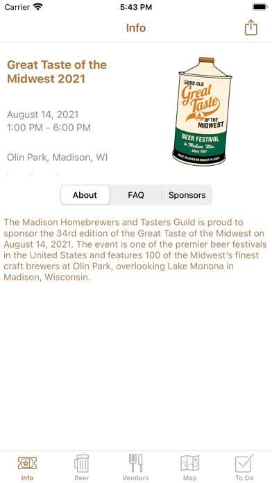 Emulate iPhone app Great Taste of the Midwest using MyAndroid Emulate iPhone app Great Taste of the Midwest using MyAndroid