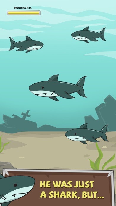 Emulate iPhone app Great White Shark Evolution using MyAndroid