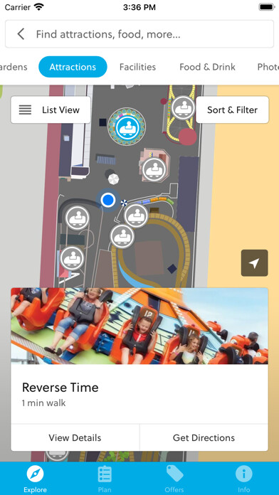 Emulate iPhone app Great Yarmouth Pleasure Beach using MyAndroid