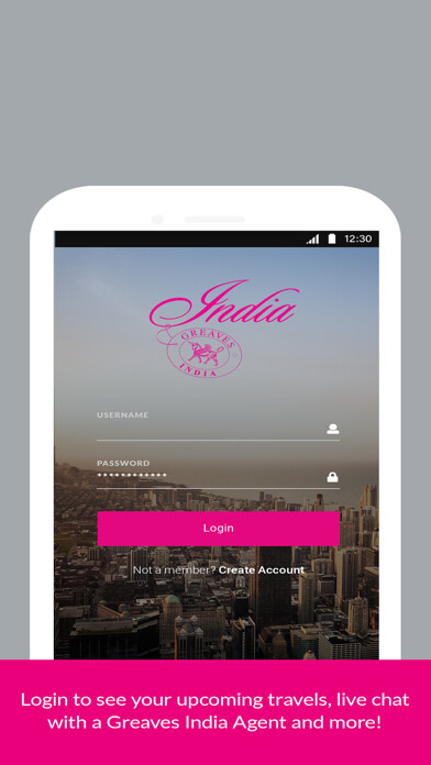 Emulate iPhone app Greaves India using MyAndroid