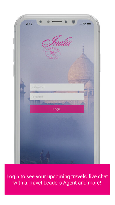 Emulate iPhone app Greaves Tours using MyAndroid