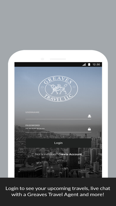 Emulate iPhone app Greaves Travel using MyAndroid