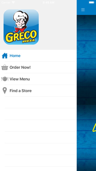 Emulate iPhone app Greco Pizza using MyAndroid Emulate iPhone app Greco Pizza using MyAndroid