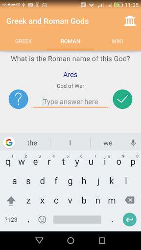 Emulate Android APK Greek and Roman Gods