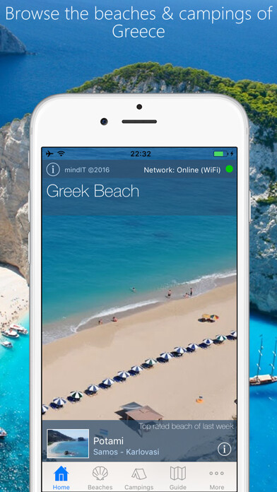 Emulate iPhone app Greek Beach using MyAndroid