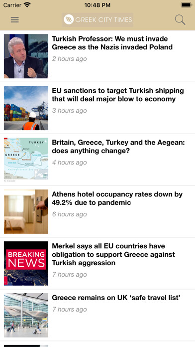Emulate iPhone app Greek City Times using MyAndroid Emulate iPhone app Greek City Times using MyAndroid