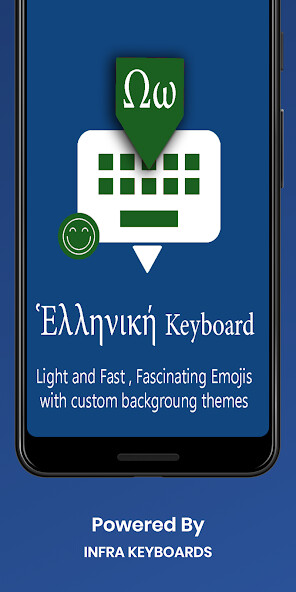 Emulate Android APK Greek English Keyboard : Infra Keyboard