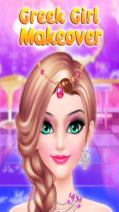 Emulate iPhone app Greek Girl Makeover - Greece Goddess Of Beauty using MyAndroid
