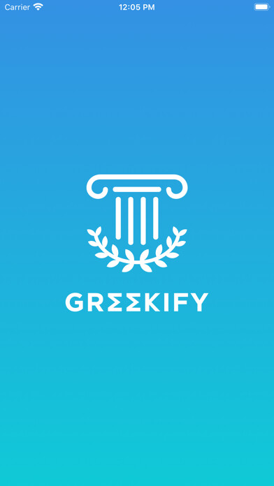 Emulate iPhone app Greekify - Fraternity Logistic using MyAndroid