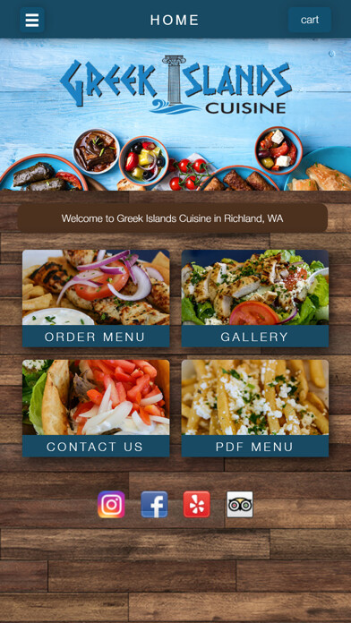 Emulate iPhone app Greek Islands Cuisine using MyAndroid Emulate iPhone app Greek Islands Cuisine using MyAndroid