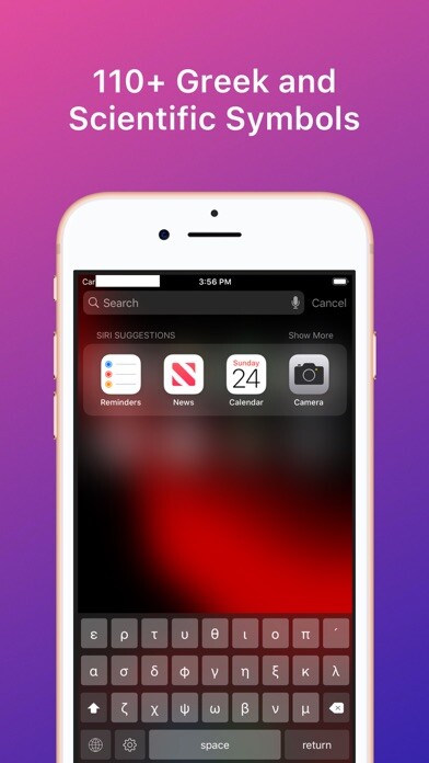 Emulate iPhone app GreekType – Greek Letters using MyAndroid Emulate iPhone app GreekType – Greek Letters using MyAndroid