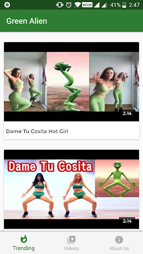 Emulate Android APK Green Alien Dance : Dame Tu Cosita Emulate Android APK Green Alien Dance : Dame Tu Cosita