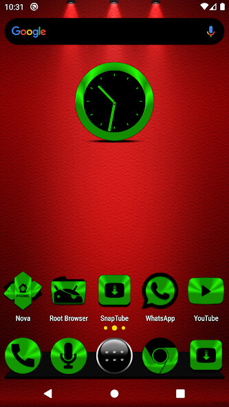 Run android online APK Green and Black Icon Pack from MyAndroid or emulate Green and Black Icon Pack using MyAndroid