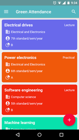 Run android online APK Green Attendance from MyAndroid or emulate Green Attendance using MyAndroid