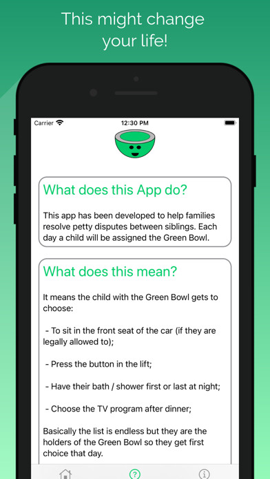Emulate iPhone app Green Bowl: Positive Parenting using MyAndroid Emulate iPhone app Green Bowl: Positive Parenting using MyAndroid