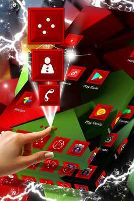 Emulate Android APK Green Cubes Launcher Theme Emulate Android APK Green Cubes Launcher Theme