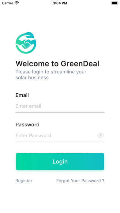 Emulate iPhone app GreenDeal using MyAndroid