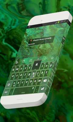 Emulate Android APK Green elements Keypad Theme