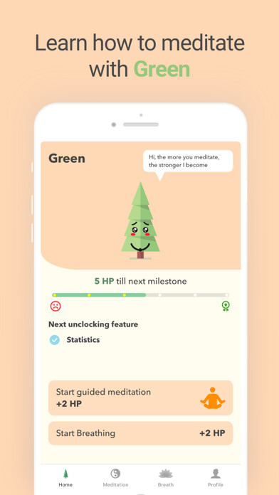 Emulate iPhone app Green — Focus & Meditate using MyAndroid Emulate iPhone app Green — Focus & Meditate using MyAndroid